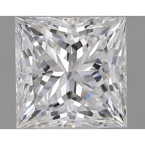 0.36 Carat D-SI1 Princess Cut Natural Diamond